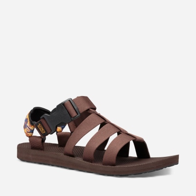 Teva Original Dorado Men's Claret Hiking Sandals CA67479 Canada Online